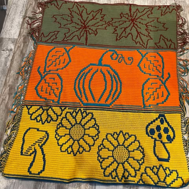 Francine Fall Mosaic Blanket
