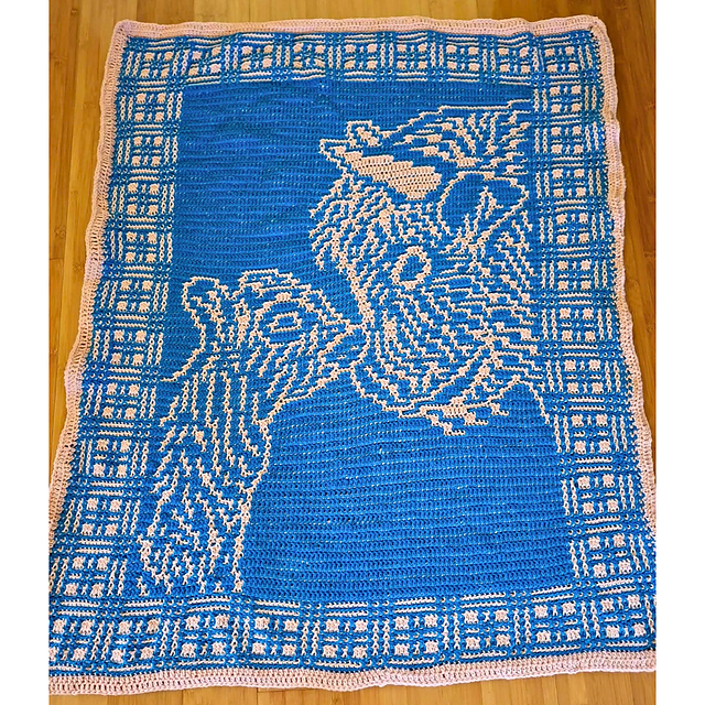 Scottish Highland Mosaic Cow and Calf
