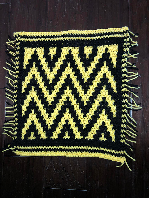 Frankie's Spiked Chevron Block