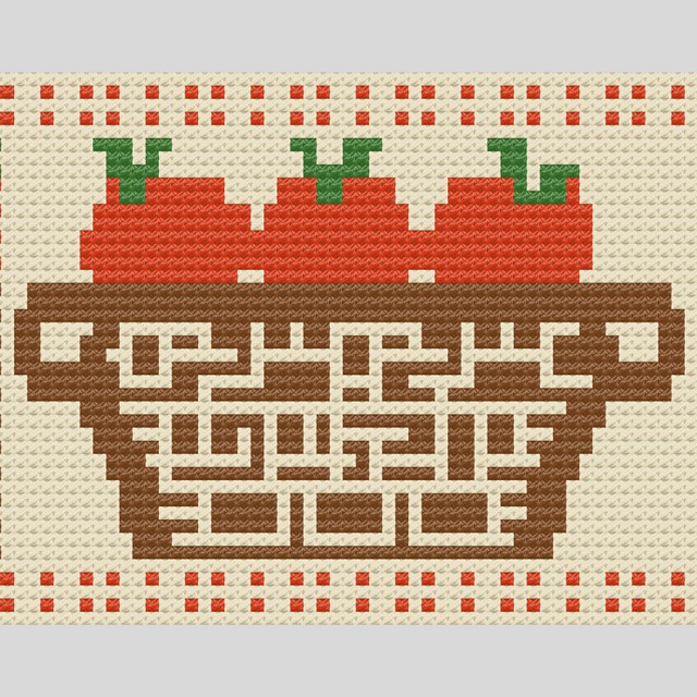 Audrey's Apple Basket Mosaic Placemat