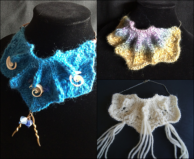 Dimensional Spines and Tassels Necklace