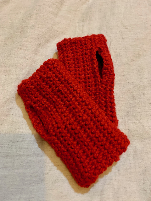 Reversible Fingerless Gloves