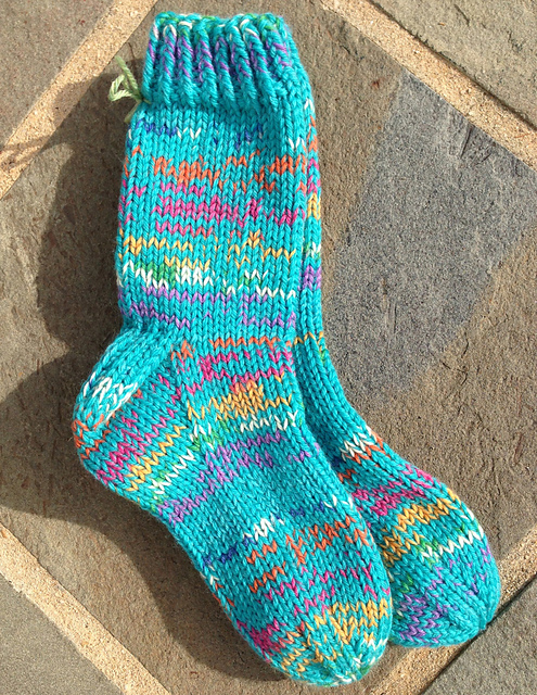 Double Yarn Socks for Charity