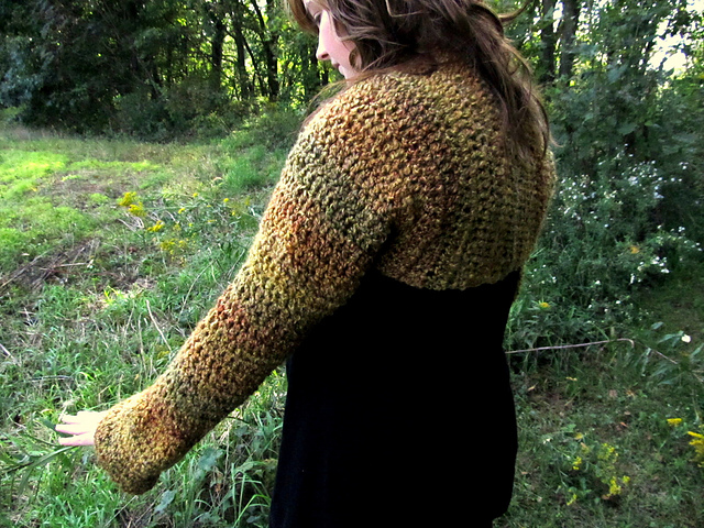 Bell-Sleeved Shrug