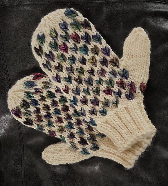 Feather Mittens