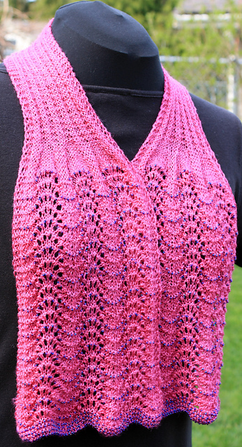 Feather and Fan - a First Lace