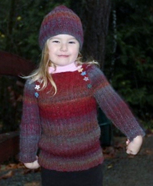 Sailor Rib Toddler Sweater