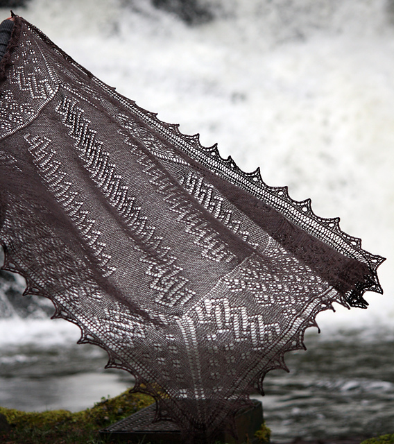 Espresso Shawl