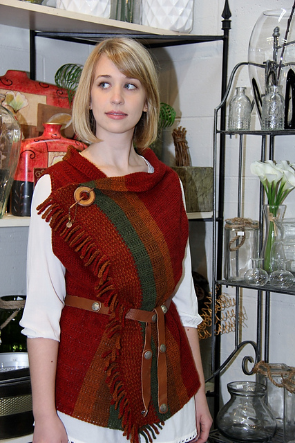Furrowed Skies Blanket Vest