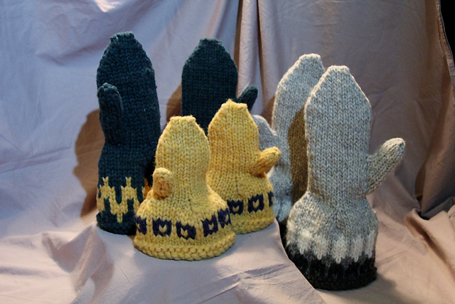 Standing Tall Gauntlet Mittens