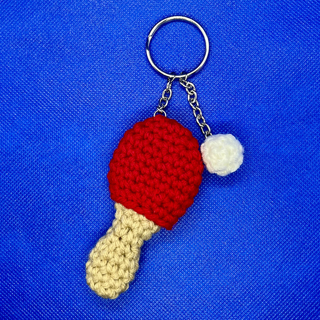 Table Tennis Keychain