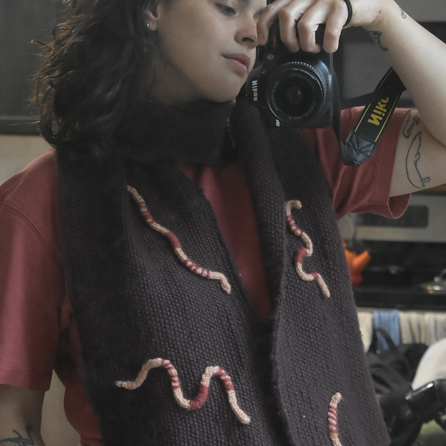 Worms in Dirt Scarf