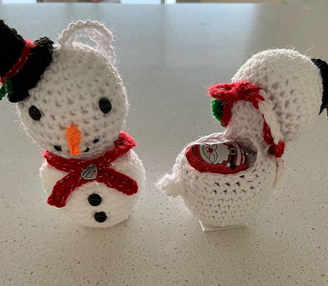 Christmas Snowman Bauble for treats