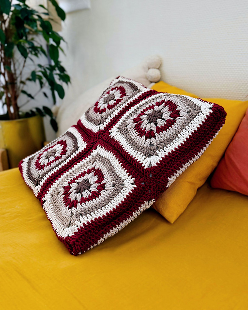 Housse de coussin au crochet Euphoria