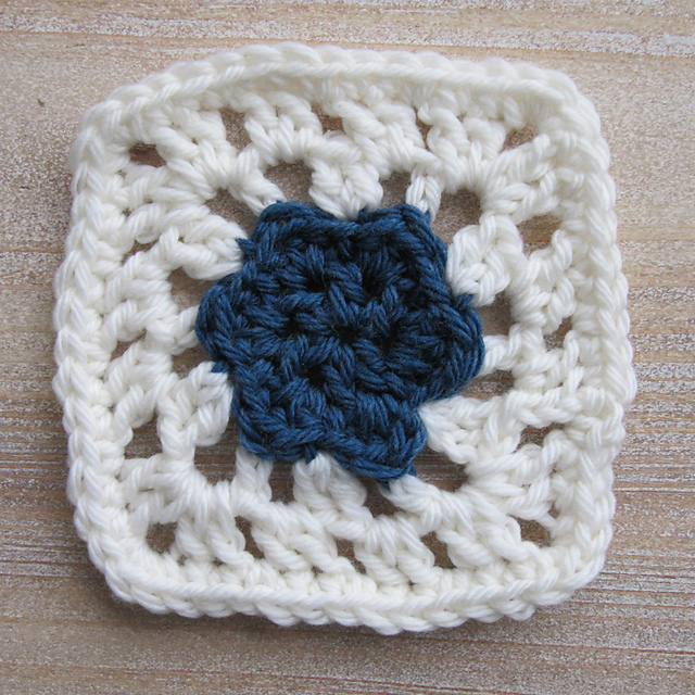 Flower Afghan Square