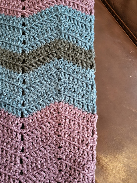 Lise's Chevron Blanket