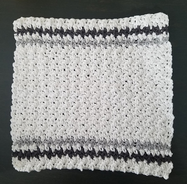 Griddle Stitch Dishcloth
