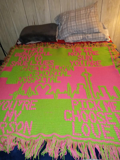 Grey's Anatomy Bobble Blanket
