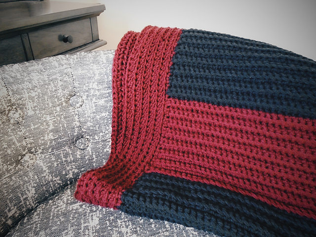 Color Block Throw