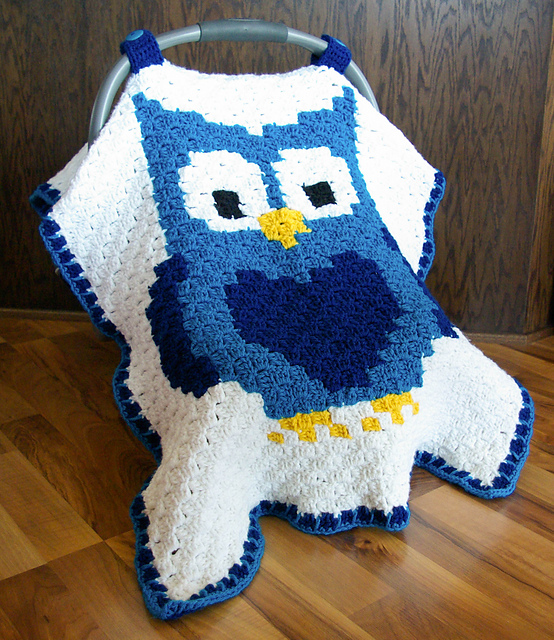Little Owl Car Seat Canopy