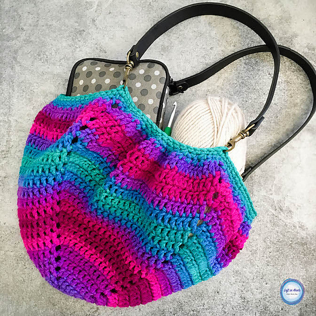 Twilight Stripes Fat Bottom Bag