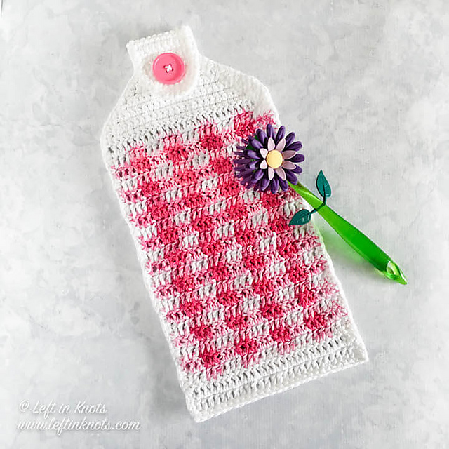Spring Gingham Hand Towel