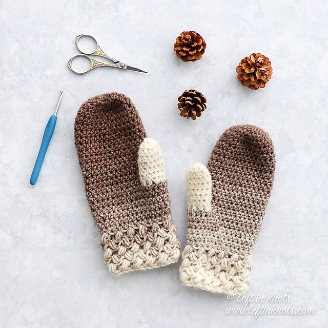 Coffee Bean Mittens