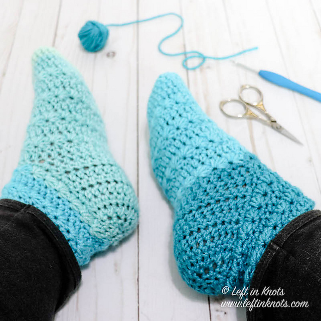 Snow Drops Slipper Socks
