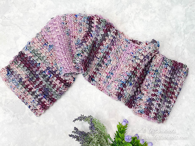 Faded Stripe Infinity Scarf