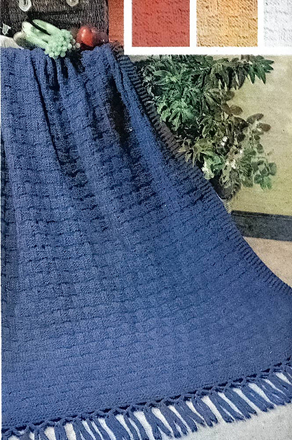 Basketweave Afghan