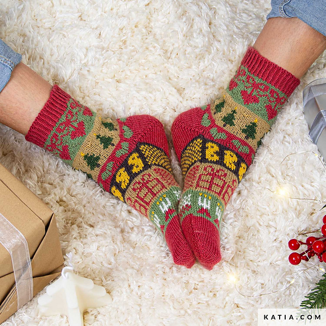Julbord Christmas Socks