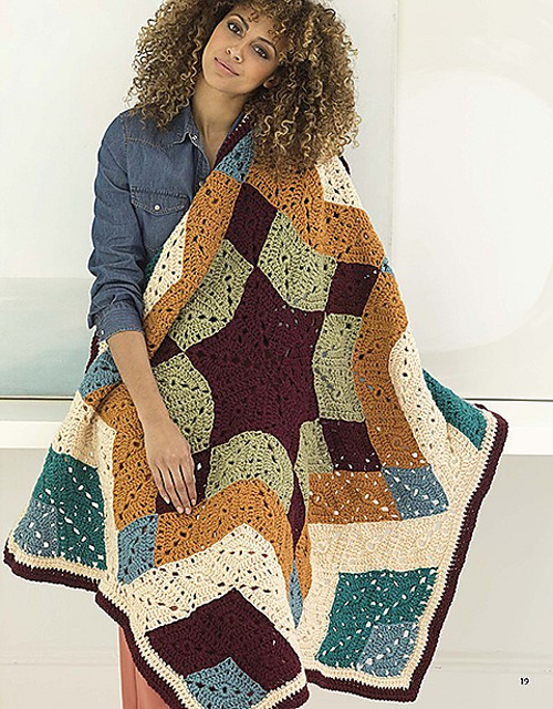 Ozark Star Mandala Afghan