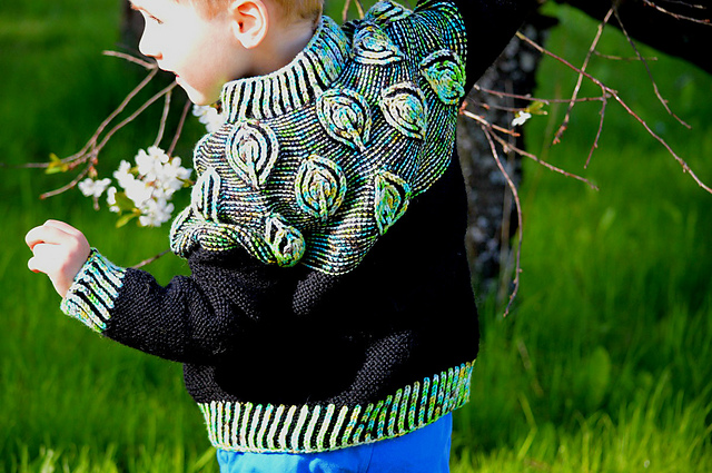 Hugging Leaves brioche jumper