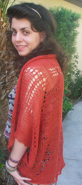 Indian Arrow Lace Shrug
