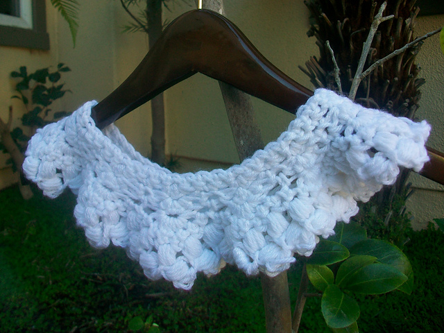 Snow Days Crochet Lace Collar