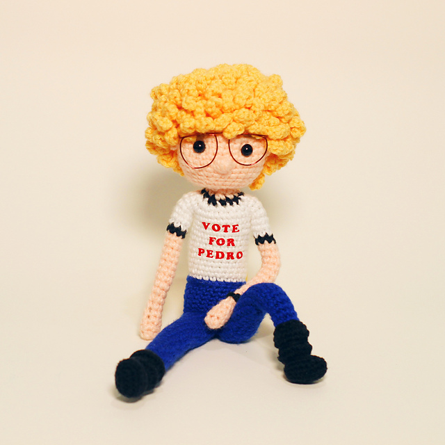 Napoleon Dynamite Amigurumi Doll