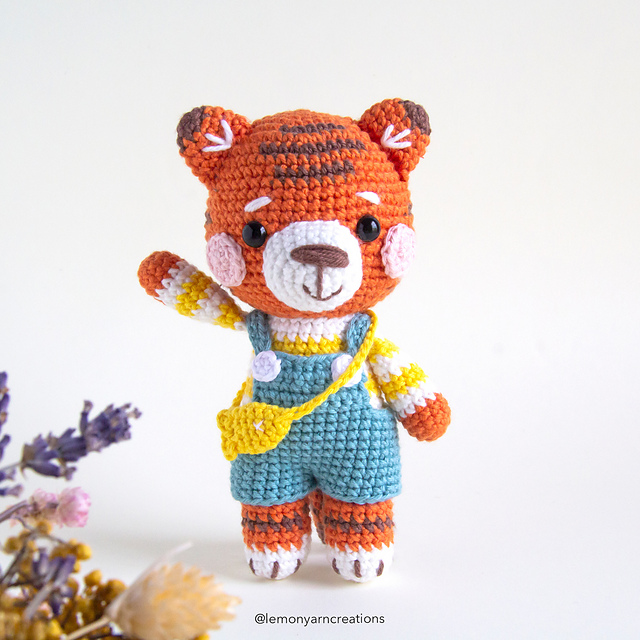 Ravelry: Tate the Tiger pattern by Lemon Yarn Creations