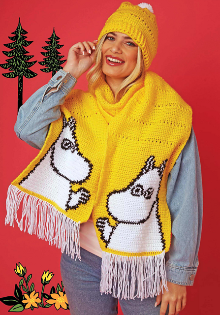 Moomin Hat & Scarf Set