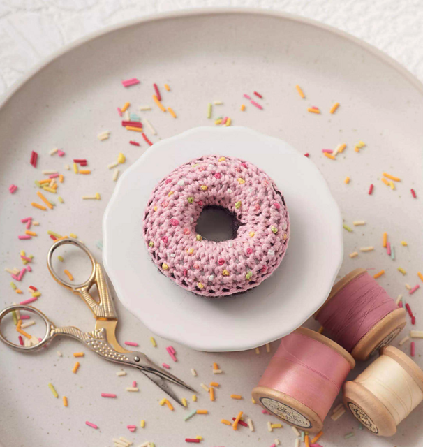 Just a Sprinkle Iced Doughnut