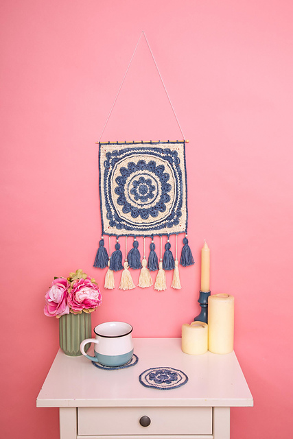Kalya Wall Hanging & Coasters