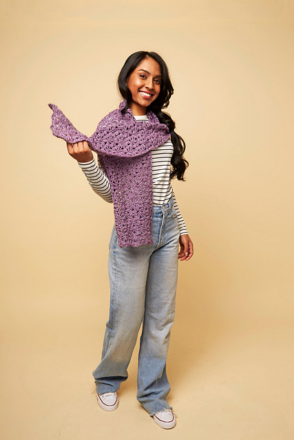 French Lavender Stole
