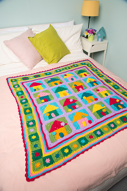 Neighbourhood in Springtime Blanket