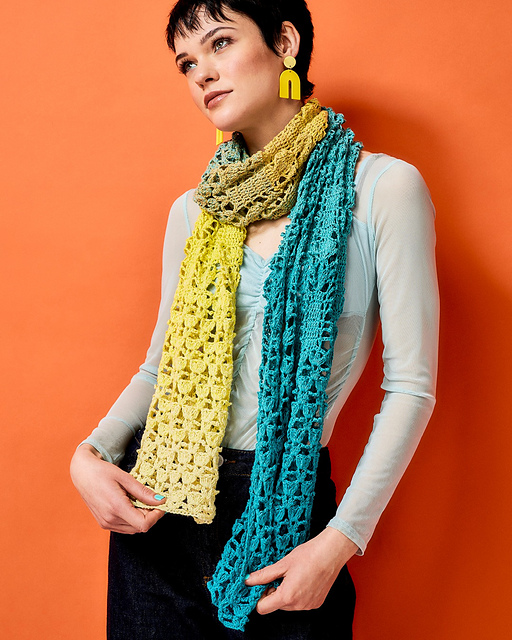 Colour Theory Lace Scarf