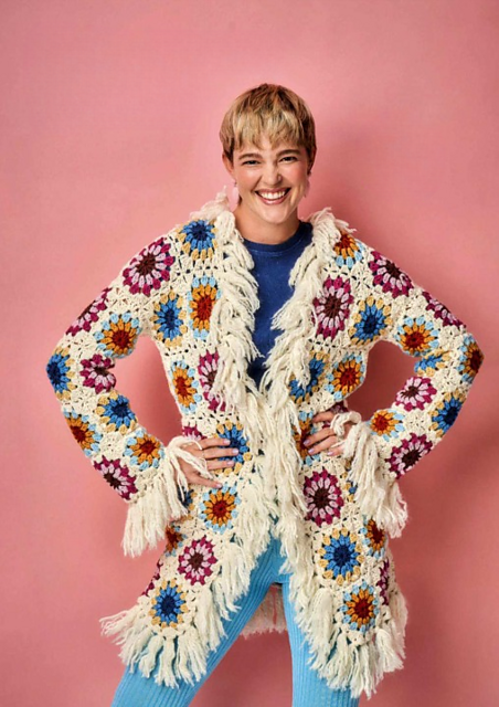 Flower Power Fringed Jacket