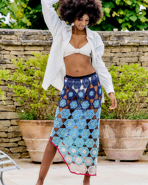 Hexagon Cover-Up Skirt