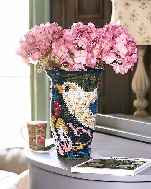Chintz Bird Vase