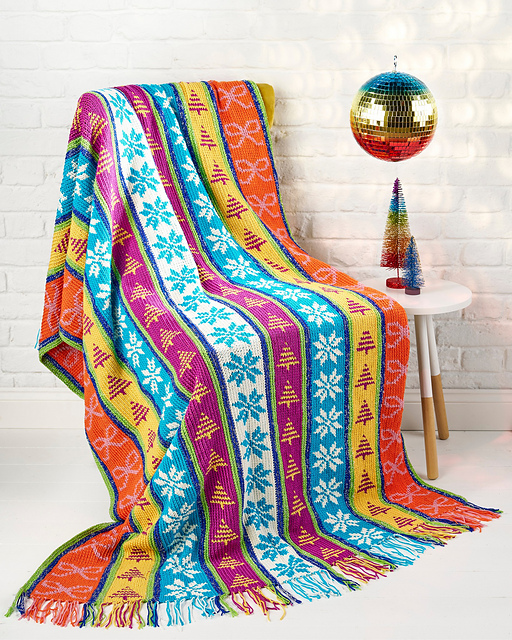 Technicolour Tinsel Throw