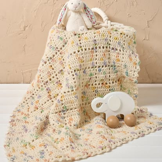 Flecked Baby Blanket