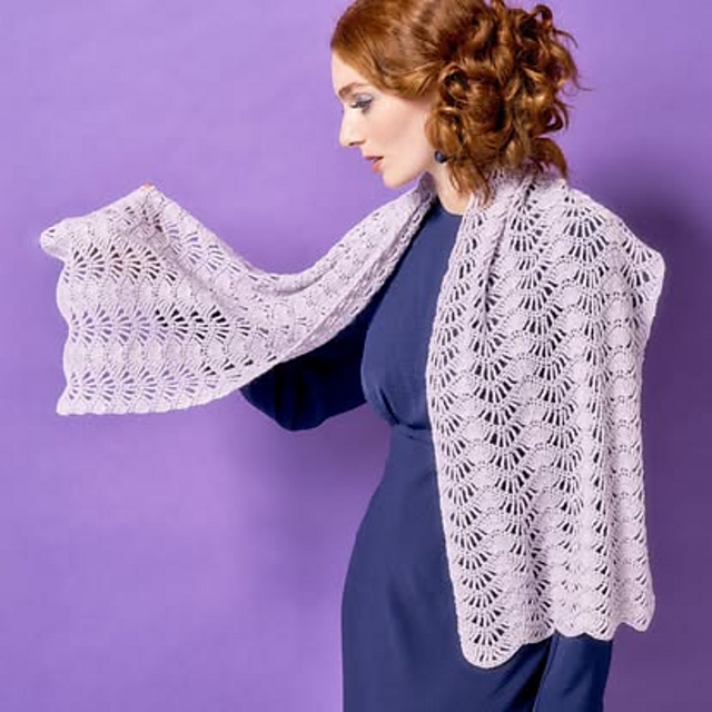 Lavender Shawl