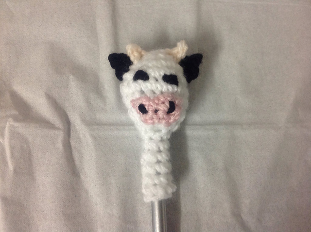 Cow Pencil Topper